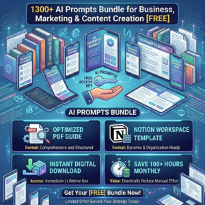 1300+ AI Prompts Bundle for Business, Marketing & Content Creation [FREE]